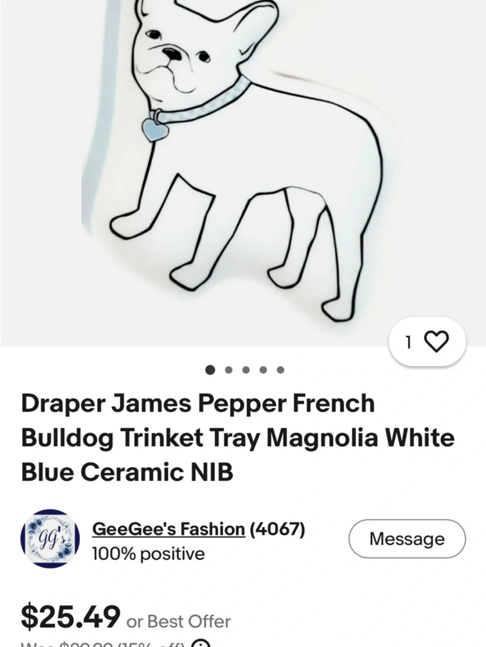 Draper James ceramic dish